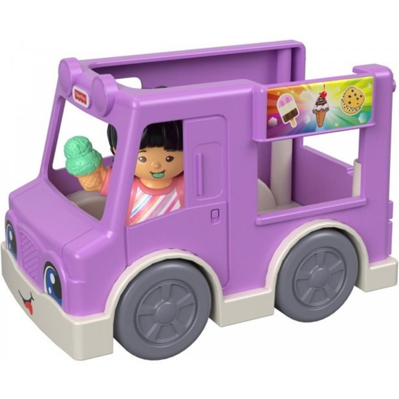 Fisher-Price Little People Dessert Time Set & Share a Treat Ice Cream Truck - Picture 8 of 12